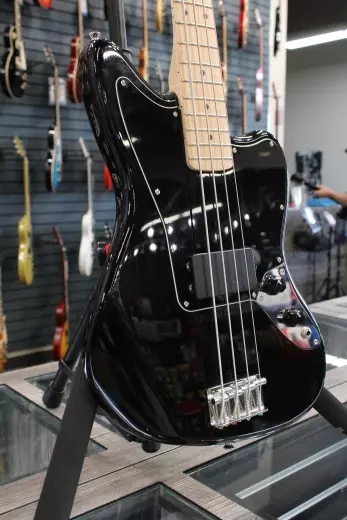Store Special Product - Squier - Affinity Series Jaguar Bass H, Maple Fingerboard - Black